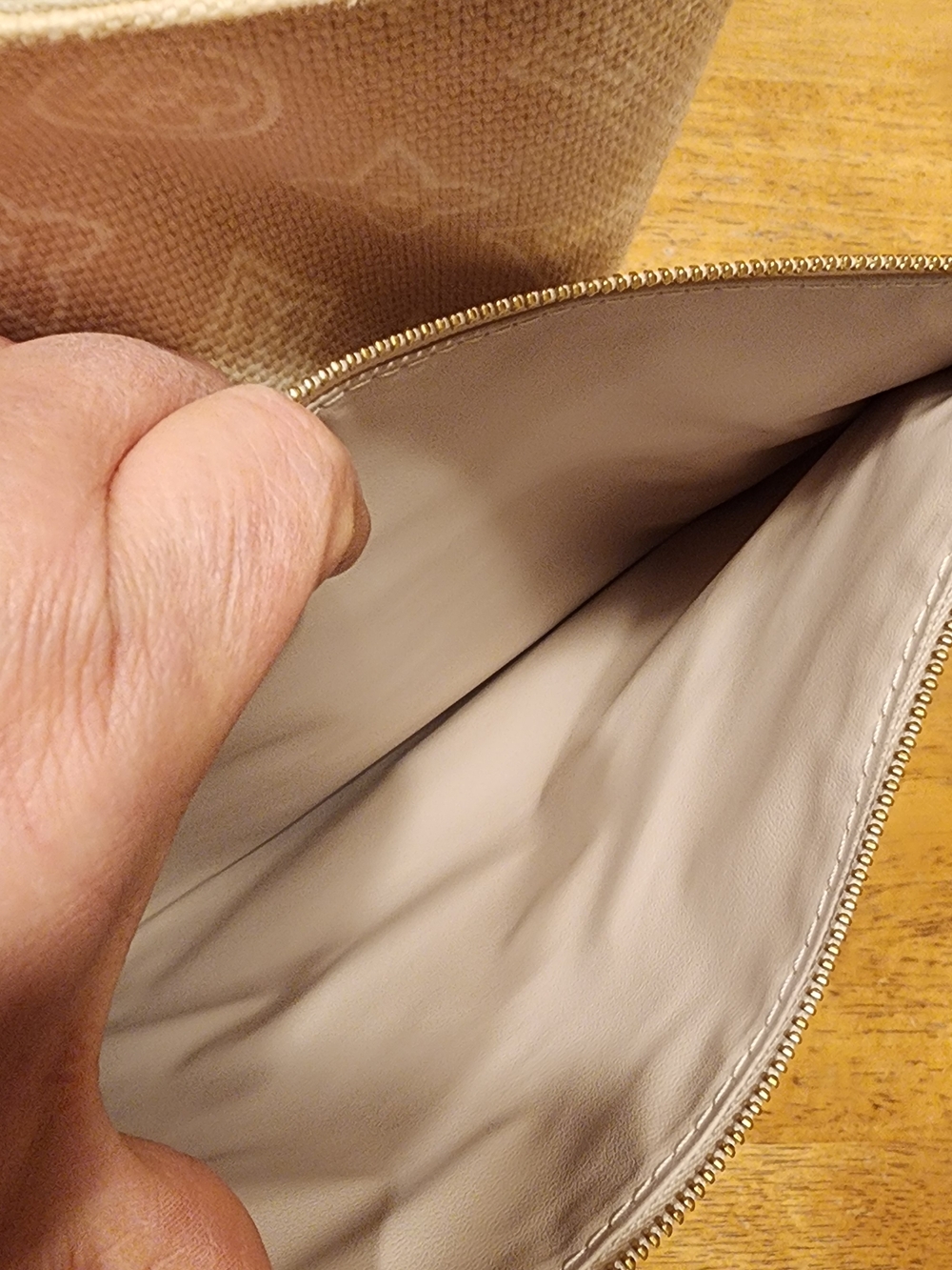 Louis Vuitton Limited Edition Sable Canvas Cabas Ipanema PM Tote Bag 2009 Rare - Picture 16 of 16